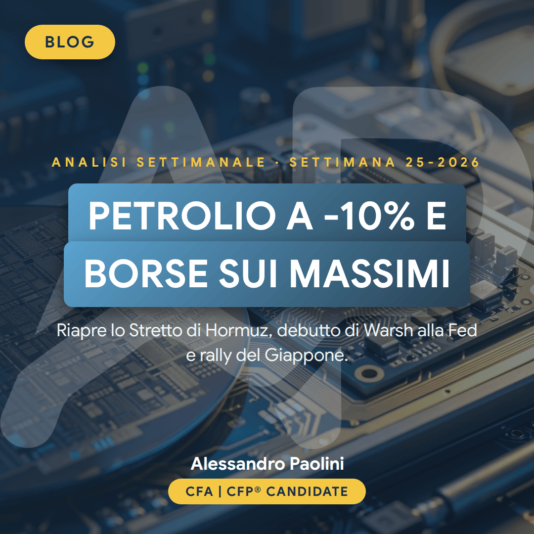 Analisi settimanale mercati finanziari settimana 25-2026