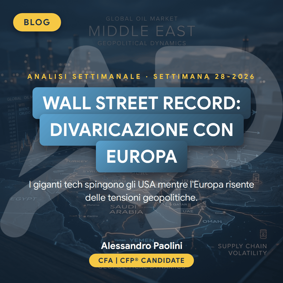 Analisi settimanale mercati finanziari settimana 28-2026