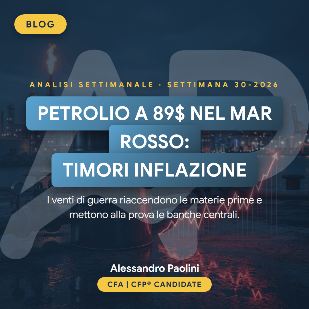 Analisi settimanale mercati finanziari settimana 30-2026