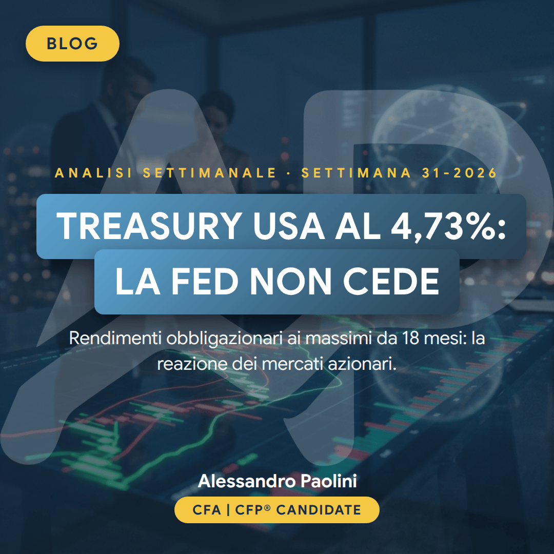 Analisi settimanale mercati finanziari settimana 31-2026