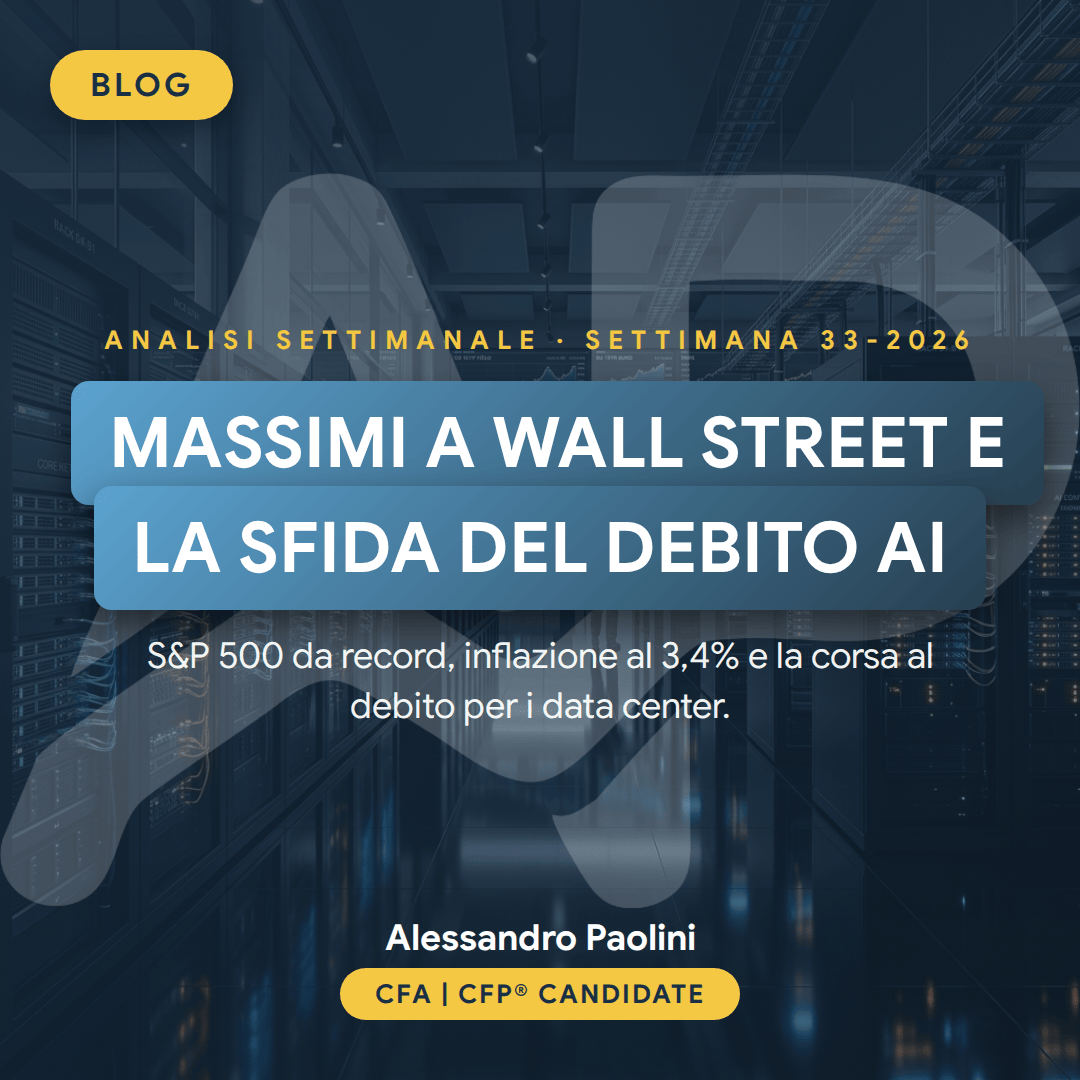 Analisi settimanale mercati finanziari settimana 33-2026