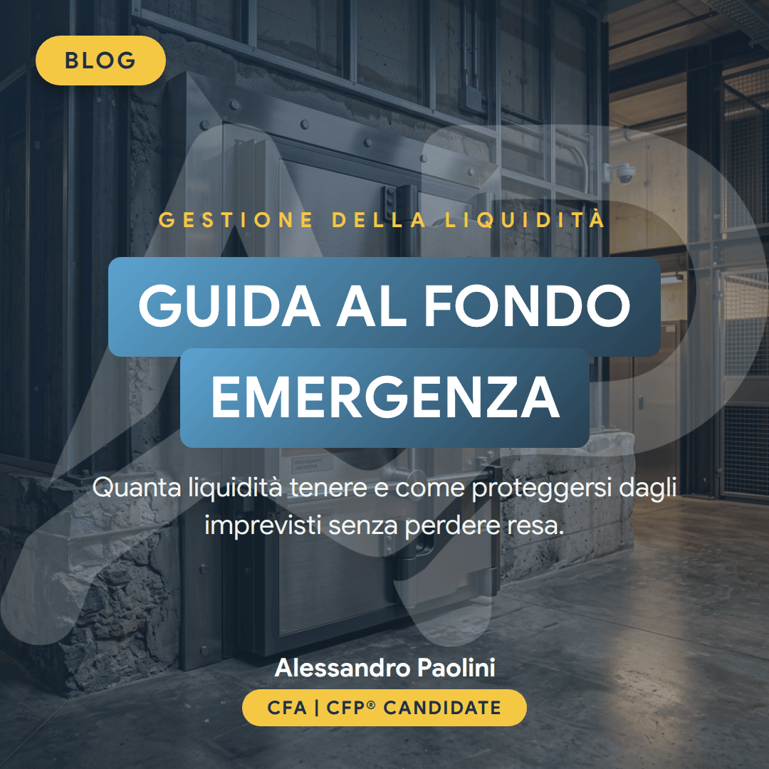 Il Tuo Fondo Emergenze Ti Sta Costando Più del Dovuto (e Non Lo Sai)