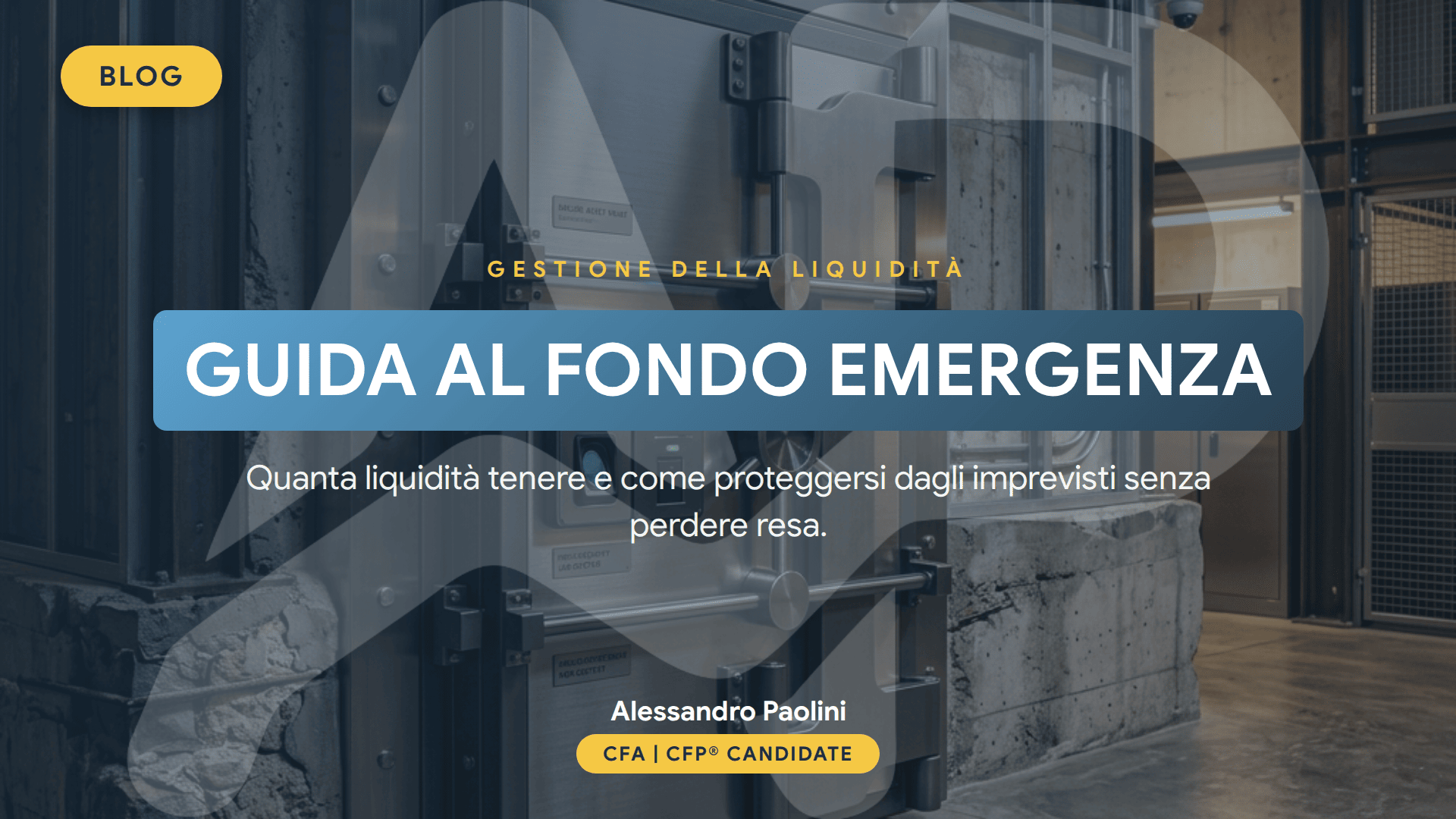 Il Tuo Fondo Emergenze Ti Sta Costando Più del Dovuto (e Non Lo Sai)