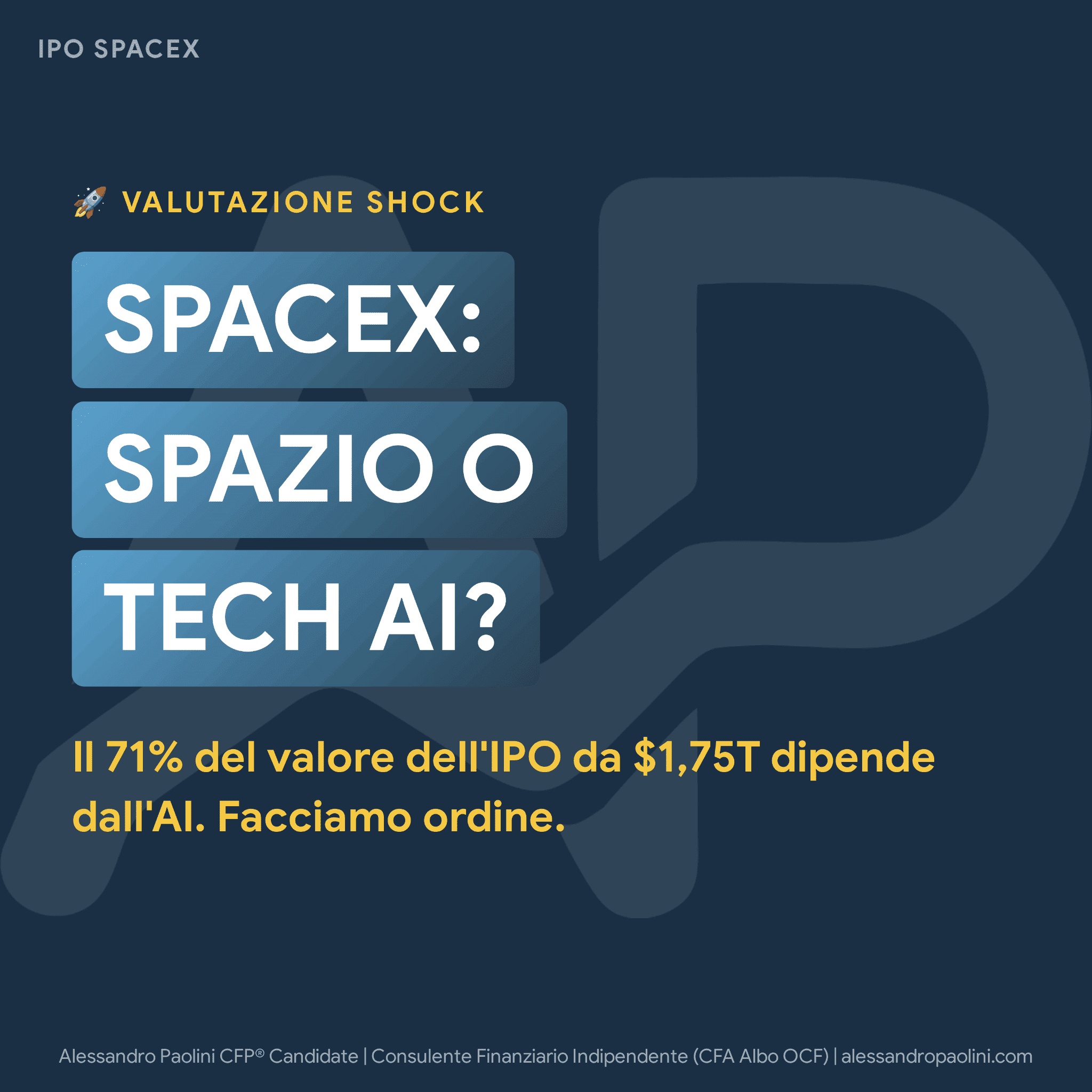 SpaceX in Borsa: La Verità Dietro la IPO - Slide 2