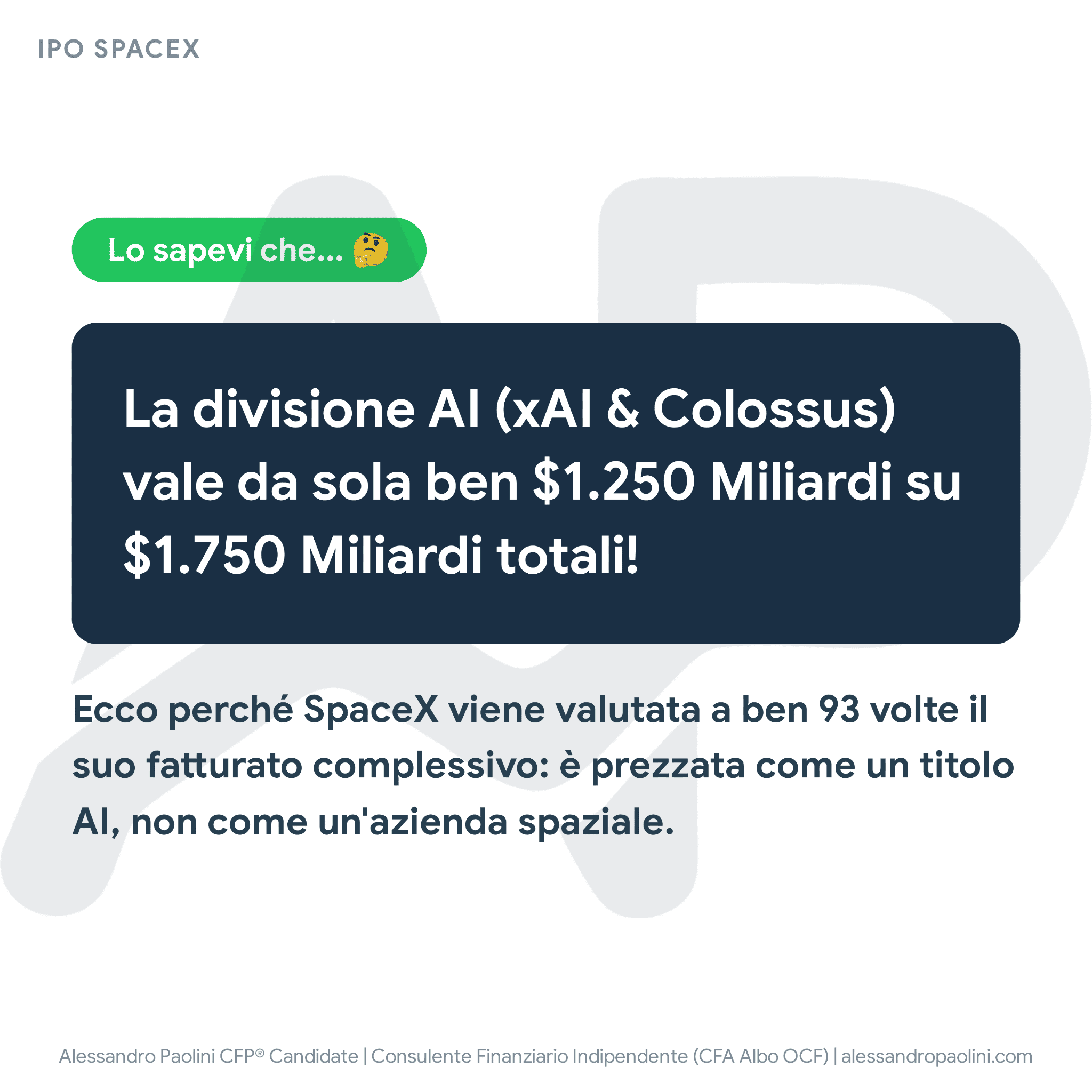 SpaceX in Borsa: La Verità Dietro la IPO - Slide 3