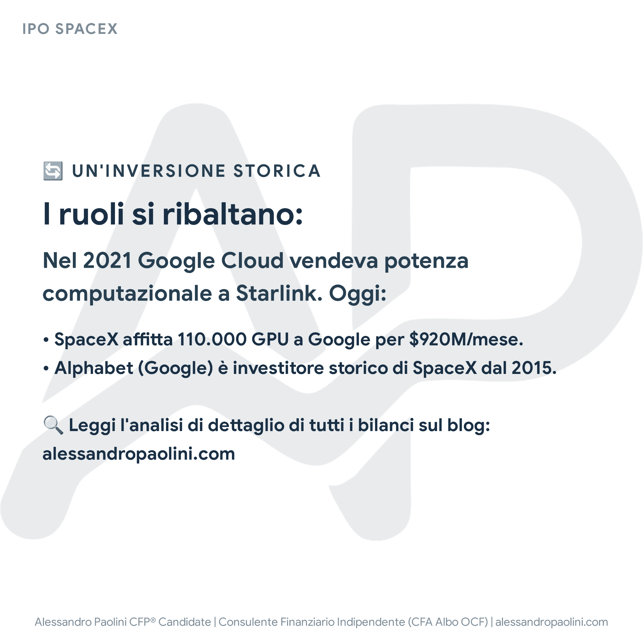 SpaceX in Borsa: La Verità Dietro la IPO - Slide 7